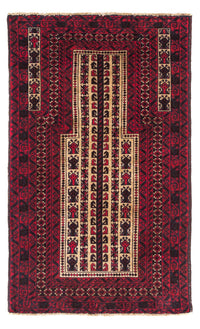 Tappeto Belutsch - 130 x 82 cm - rosso scuro