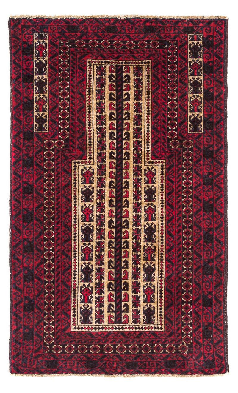 Tappeto Belutsch - 130 x 82 cm - rosso scuro