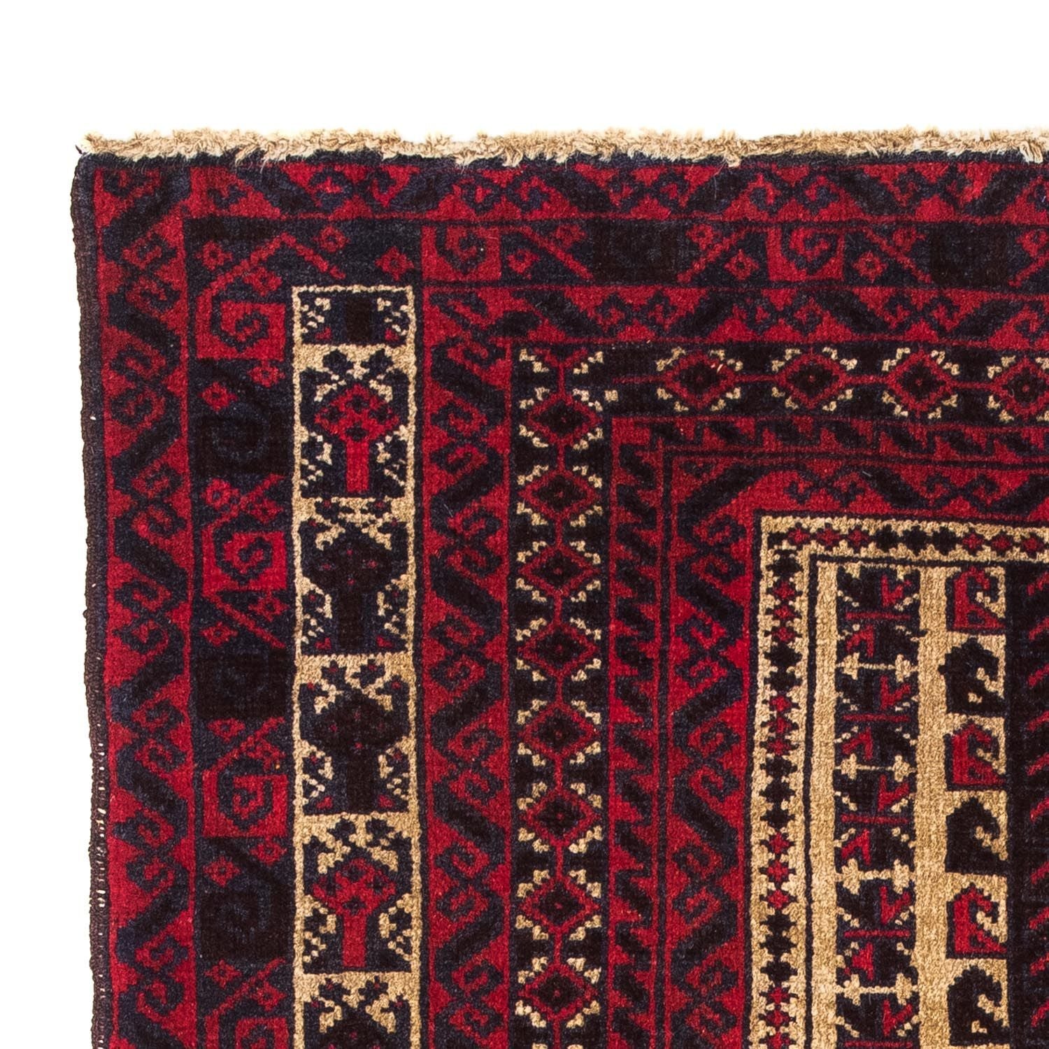 Tappeto Belutsch - 130 x 82 cm - rosso scuro