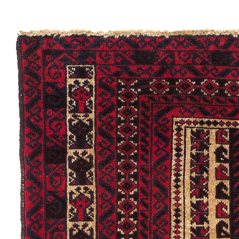 Tappeto Belutsch - 130 x 82 cm - rosso scuro