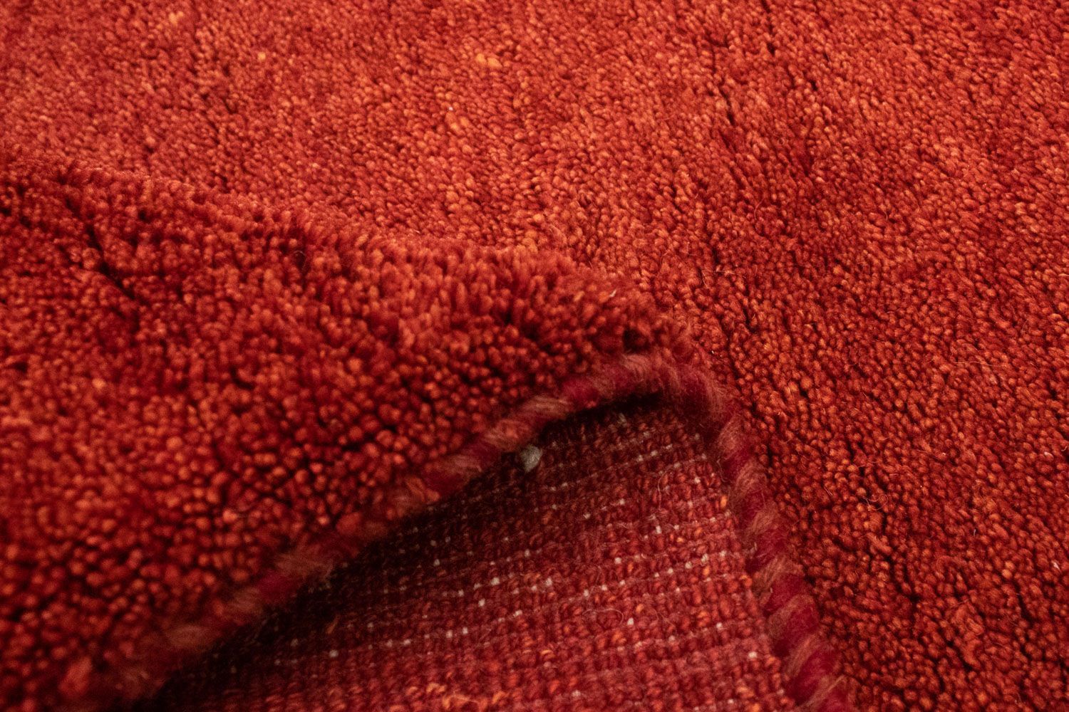 Tappeto corsia Tappeto Gabbeh - Persero - 206 x 85 cm - rosso