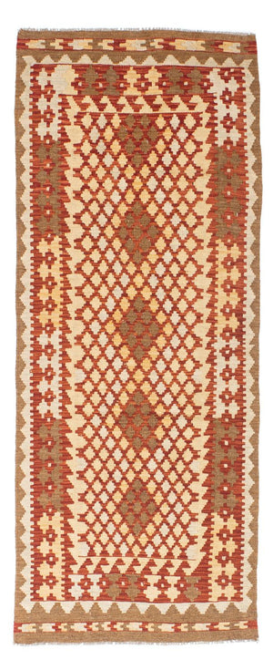 Tappeto corsia Tappeto Kelim - Orientale - 197 x 79 cm - beige