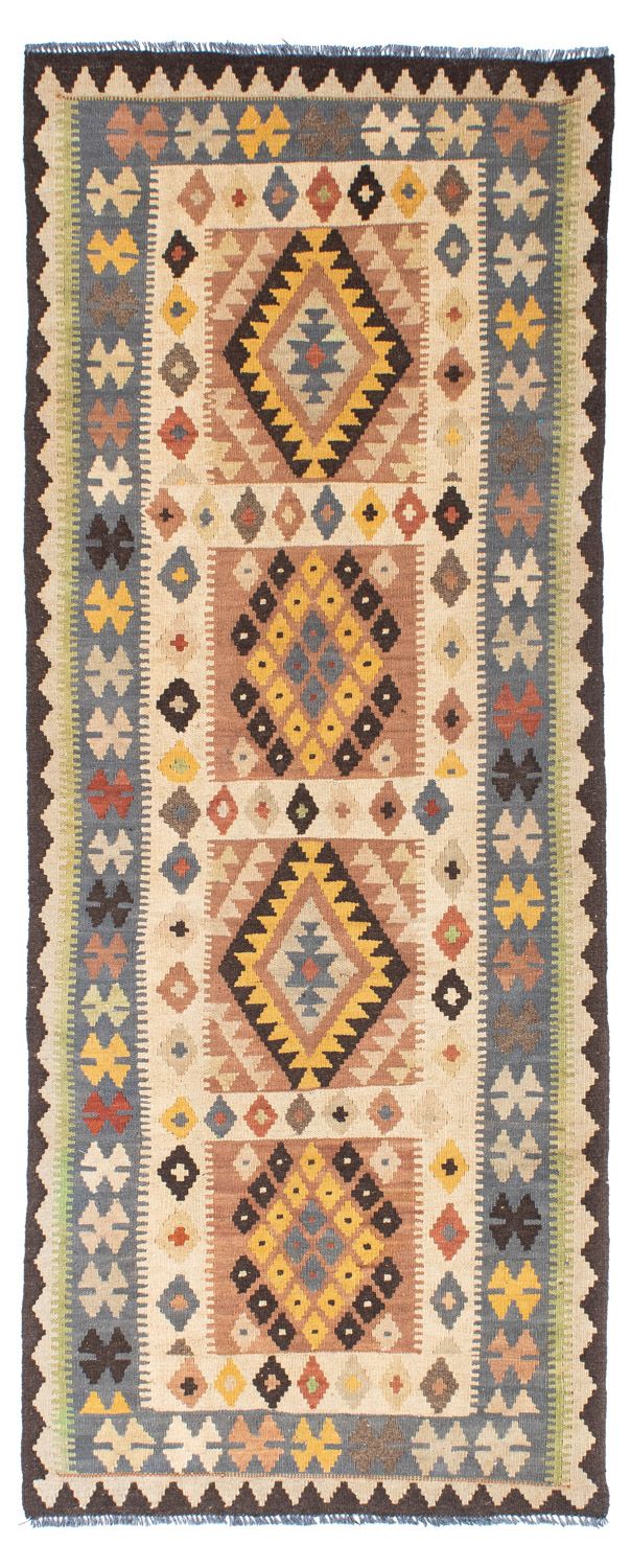 Tappeto corsia Tappeto Kelim - Orientale - 208 x 82 cm - beige