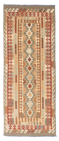 Tappeto corsia Tappeto Kelim - Orientale - 200 x 78 cm - beige