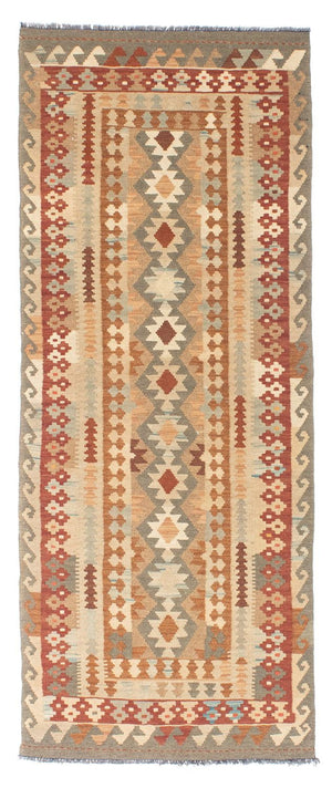 Tappeto corsia Tappeto Kelim - Orientale - 200 x 78 cm - beige