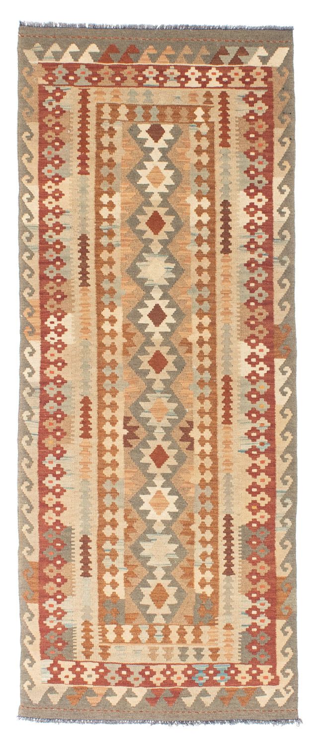 Tappeto corsia Tappeto Kelim - Orientale - 200 x 78 cm - beige