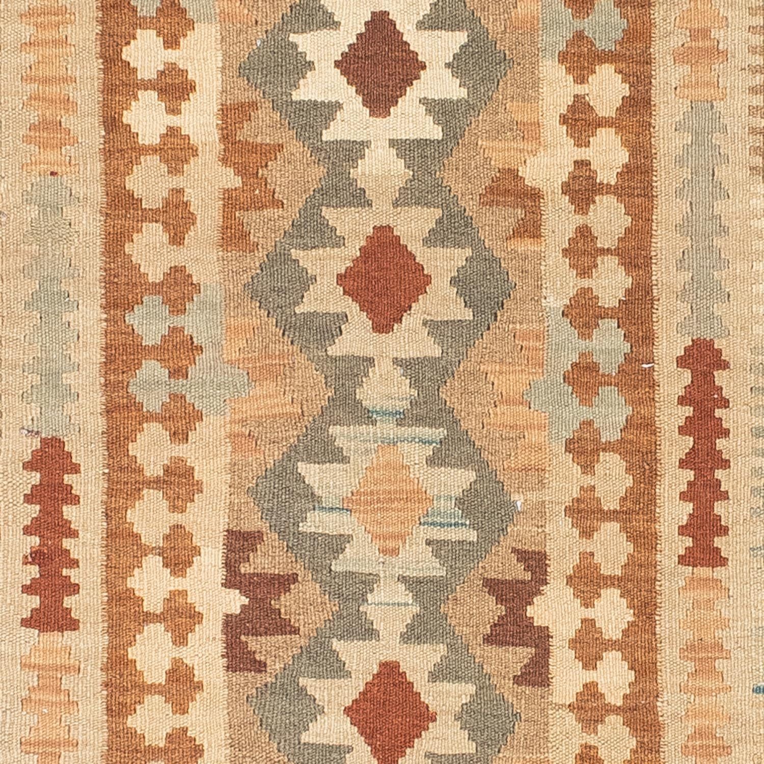Tappeto corsia Tappeto Kelim - Orientale - 200 x 78 cm - beige
