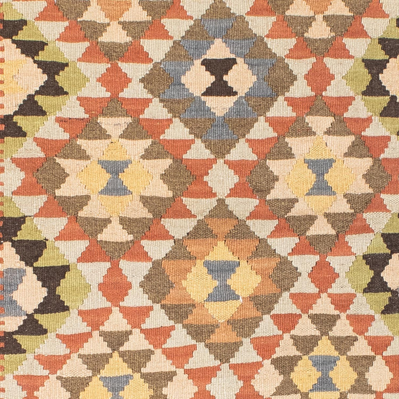 Tappeto corsia Tappeto Kelim - Orientale - 200 x 91 cm - marrone chiaro