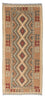 Tappeto corsia Tappeto Kelim - Orientale - 192 x 83 cm - marrone chiaro