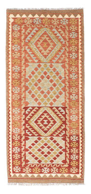 Tappeto corsia Tappeto Kelim - Orientale - 193 x 84 cm - rosso chiaro