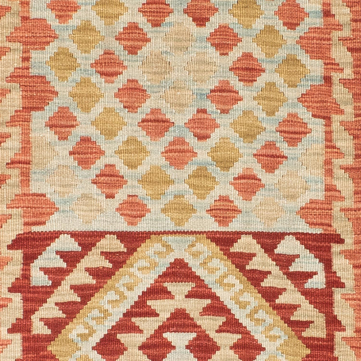 Tappeto corsia Tappeto Kelim - Orientale - 193 x 84 cm - rosso chiaro
