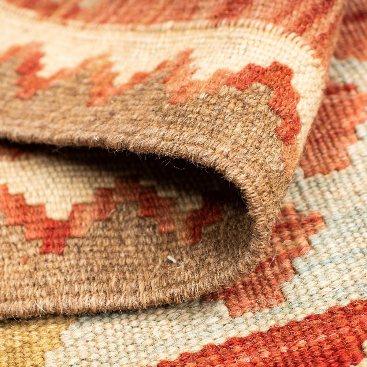 Tappeto corsia Tappeto Kelim - Orientale - 193 x 84 cm - rosso chiaro