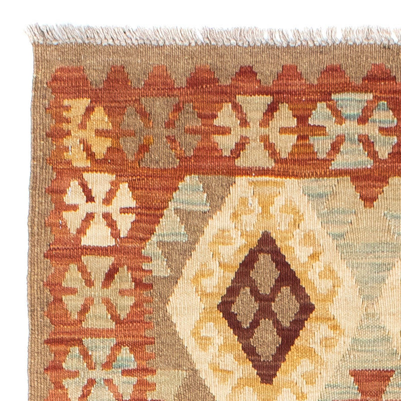Tappeto corsia Tappeto Kelim - Orientale - 201 x 78 cm - beige