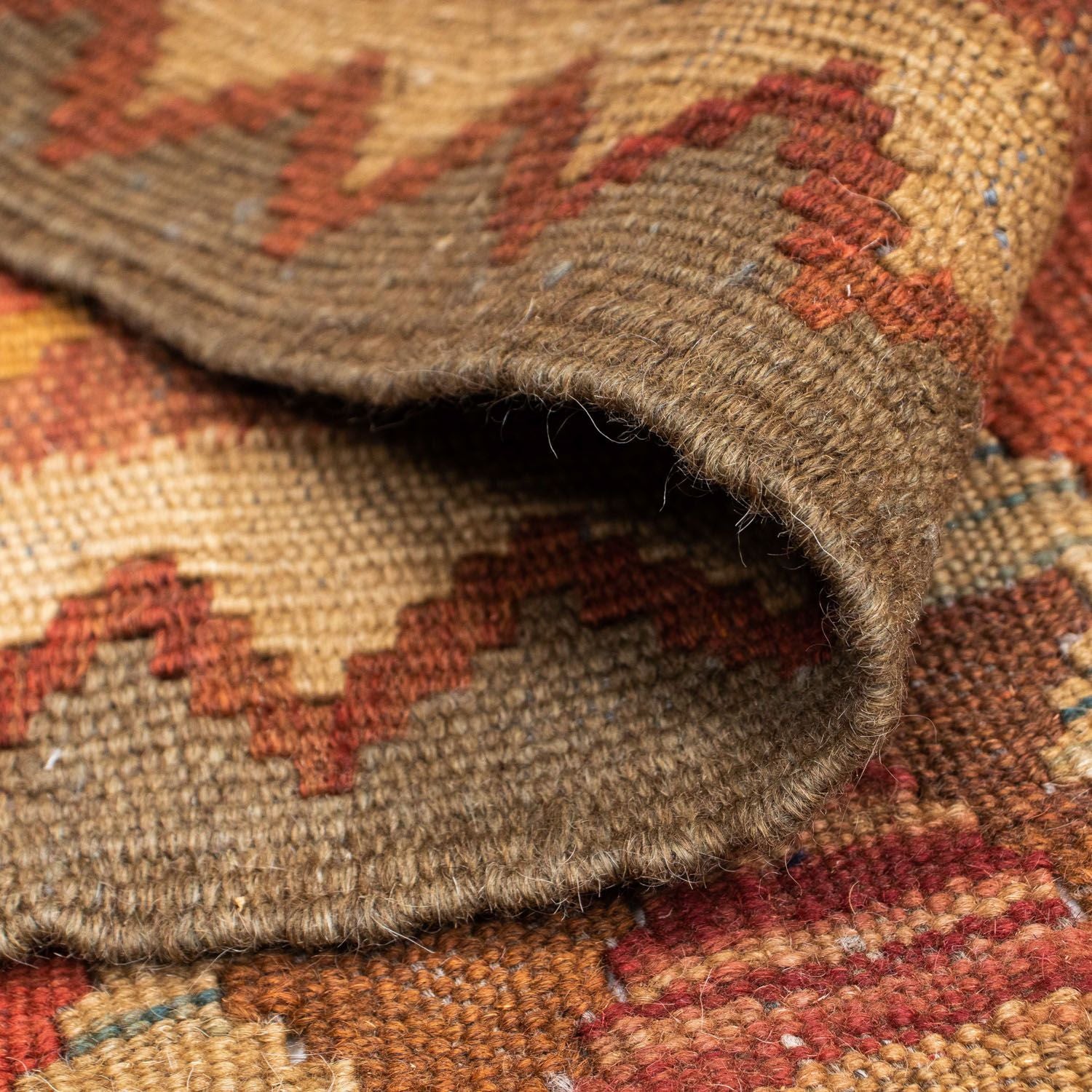 Tappeto corsia Tappeto Kelim - Orientale - 192 x 78 cm - marrone chiaro