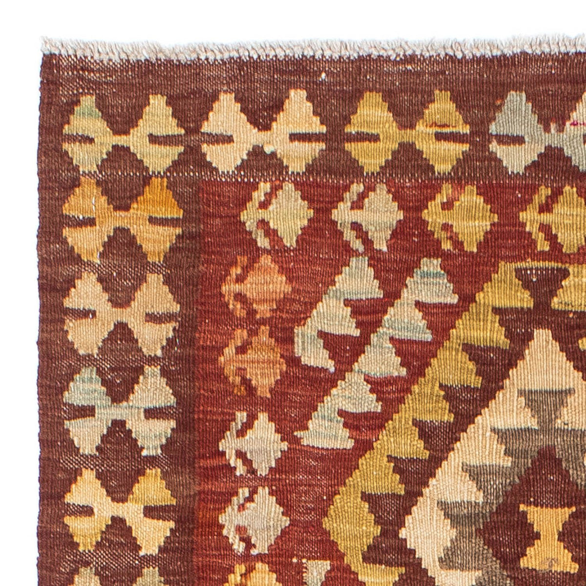 Tappeto corsia Tappeto Kelim - Orientale - 189 x 78 cm - rosso scuro