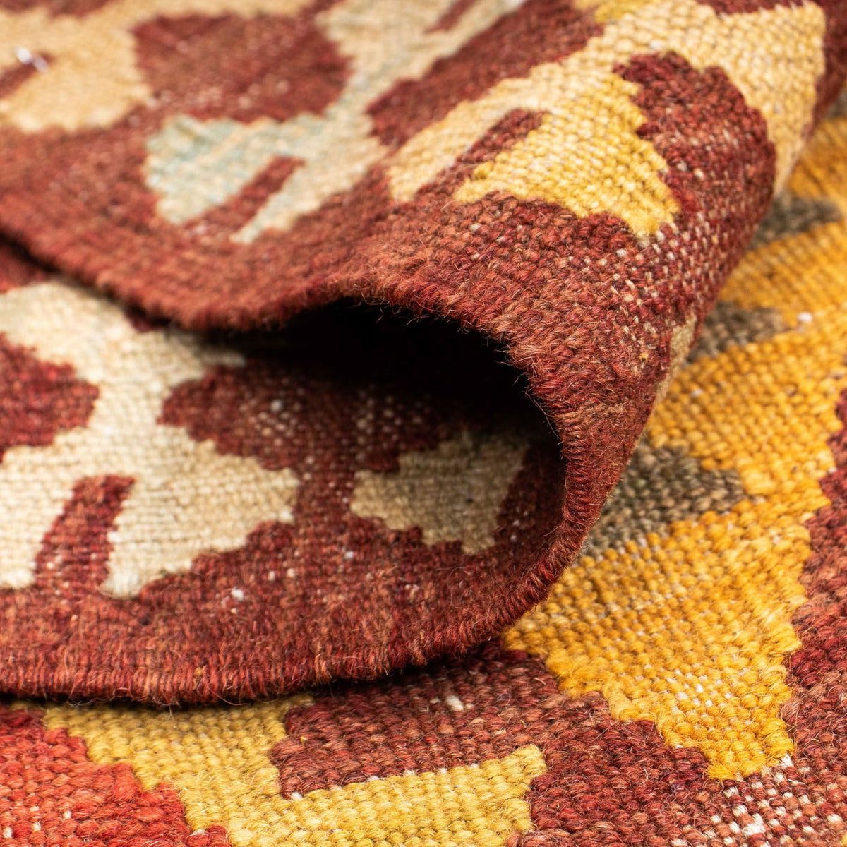 Tappeto corsia Tappeto Kelim - Orientale - 189 x 78 cm - rosso scuro