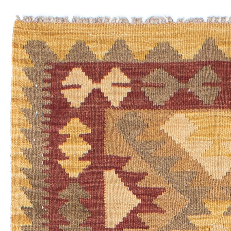 Tappeto corsia Tappeto Kelim - Orientale - 192 x 77 cm - marrone chiaro