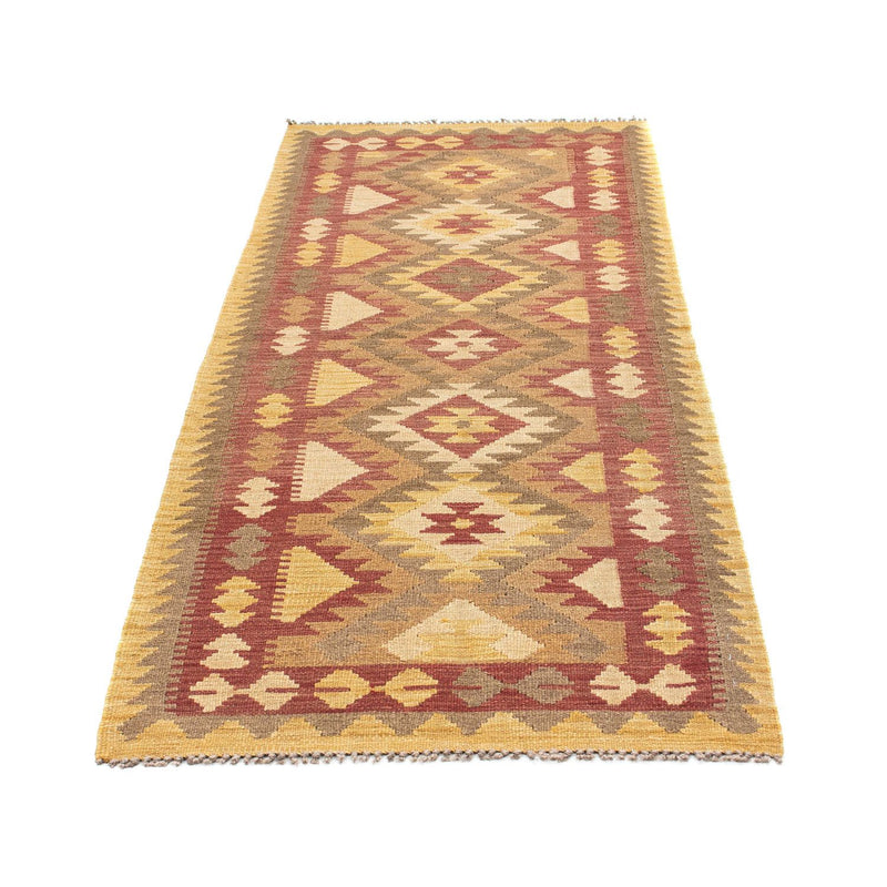 Tappeto corsia Tappeto Kelim - Orientale - 192 x 77 cm - marrone chiaro
