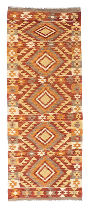 Tappeto corsia Tappeto Kelim - Orientale - 187 x 72 cm - ruggine