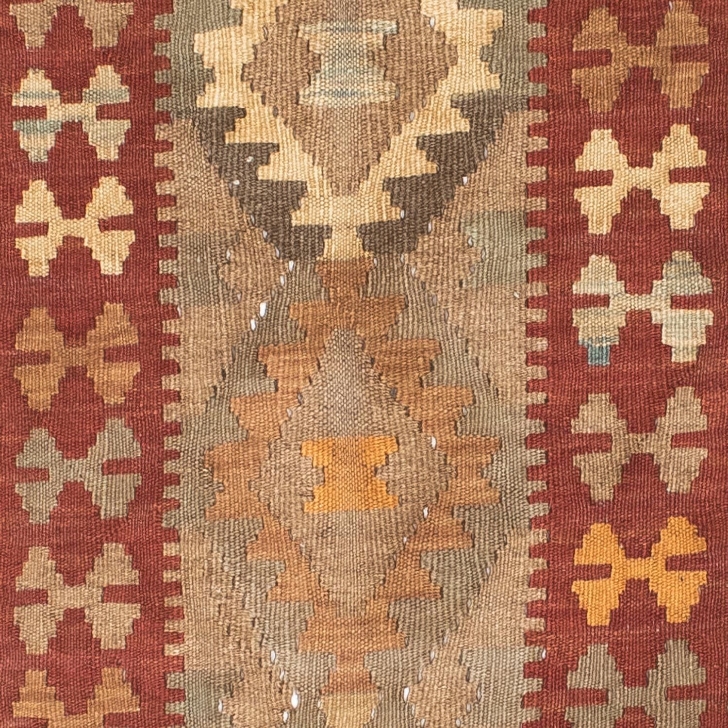 Tappeto corsia Tappeto Kelim - Orientale - 198 x 81 cm - marrone chiaro