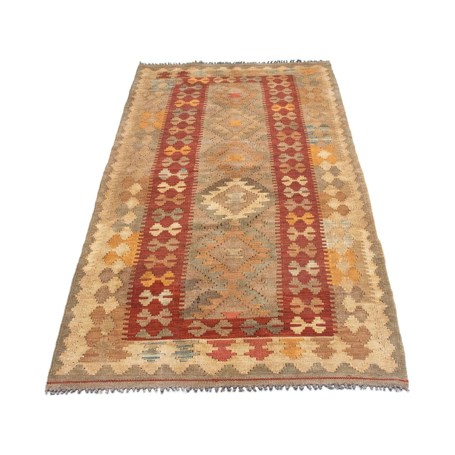 Tappeto corsia Tappeto Kelim - Orientale - 198 x 81 cm - marrone chiaro
