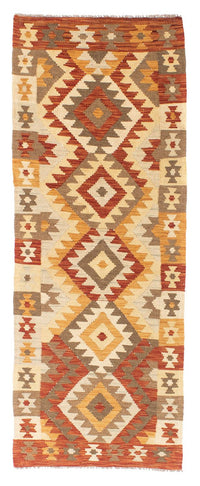Tappeto corsia Tappeto Kelim - Orientale - 197 x 69 cm - beige