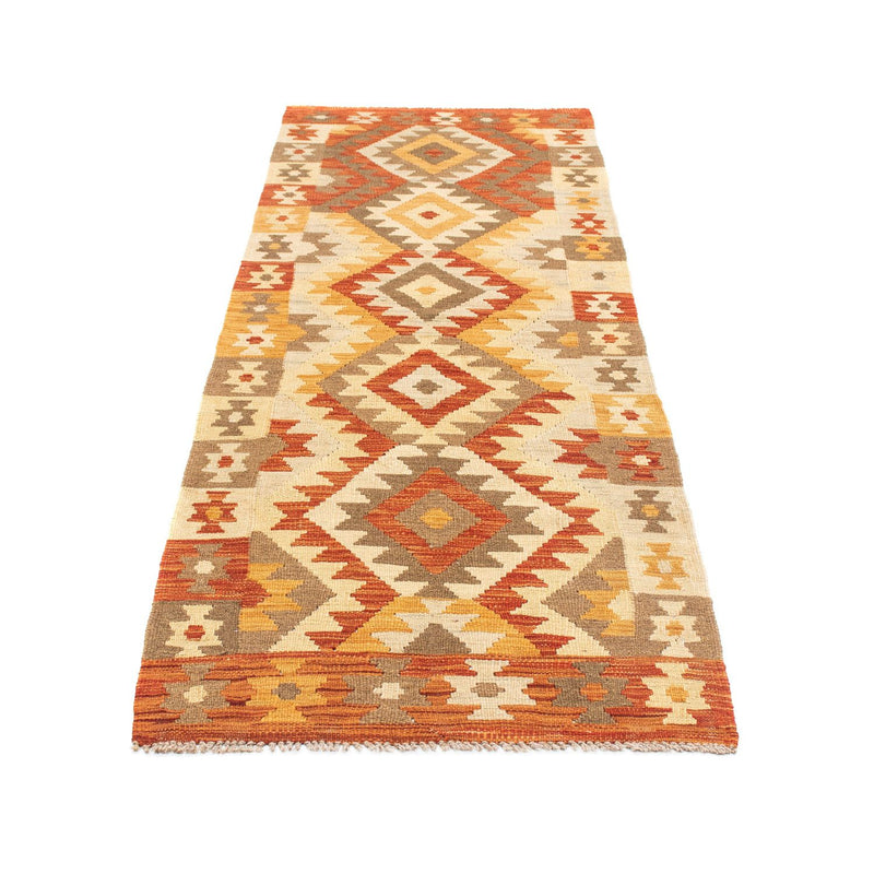 Tappeto corsia Tappeto Kelim - Orientale - 197 x 69 cm - beige