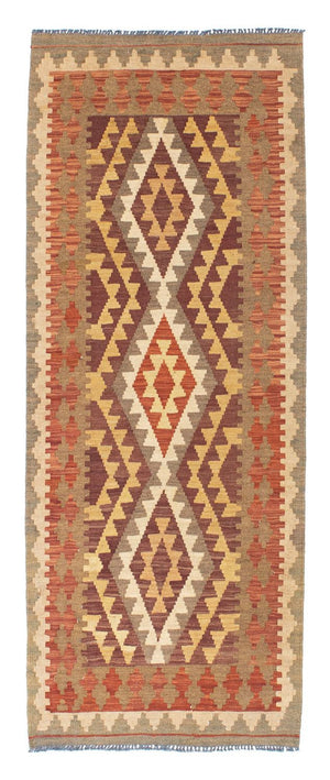 Tappeto corsia Tappeto Kelim - Orientale - 191 x 78 cm - marrone chiaro