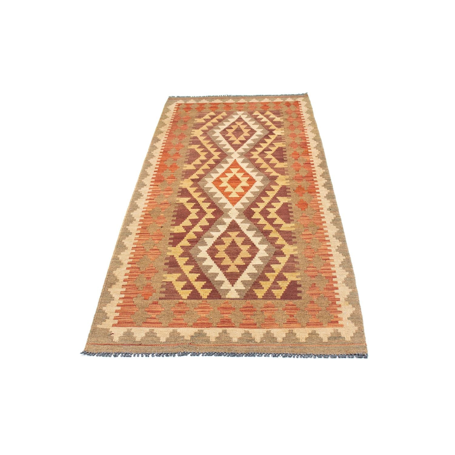 Tappeto corsia Tappeto Kelim - Orientale - 191 x 78 cm - marrone chiaro
