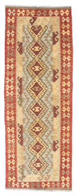Tappeto corsia Tappeto Kelim - Orientale - 201 x 73 cm - rosso