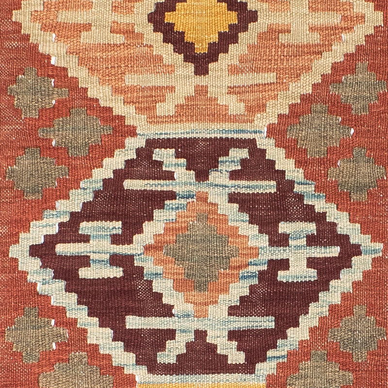 Tappeto corsia Tappeto Kelim - Orientale - 193 x 75 cm - marrone