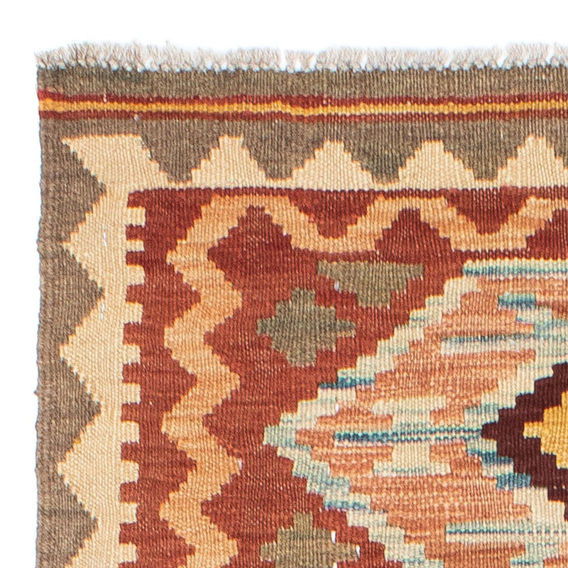 Tappeto corsia Tappeto Kelim - Orientale - 193 x 75 cm - marrone