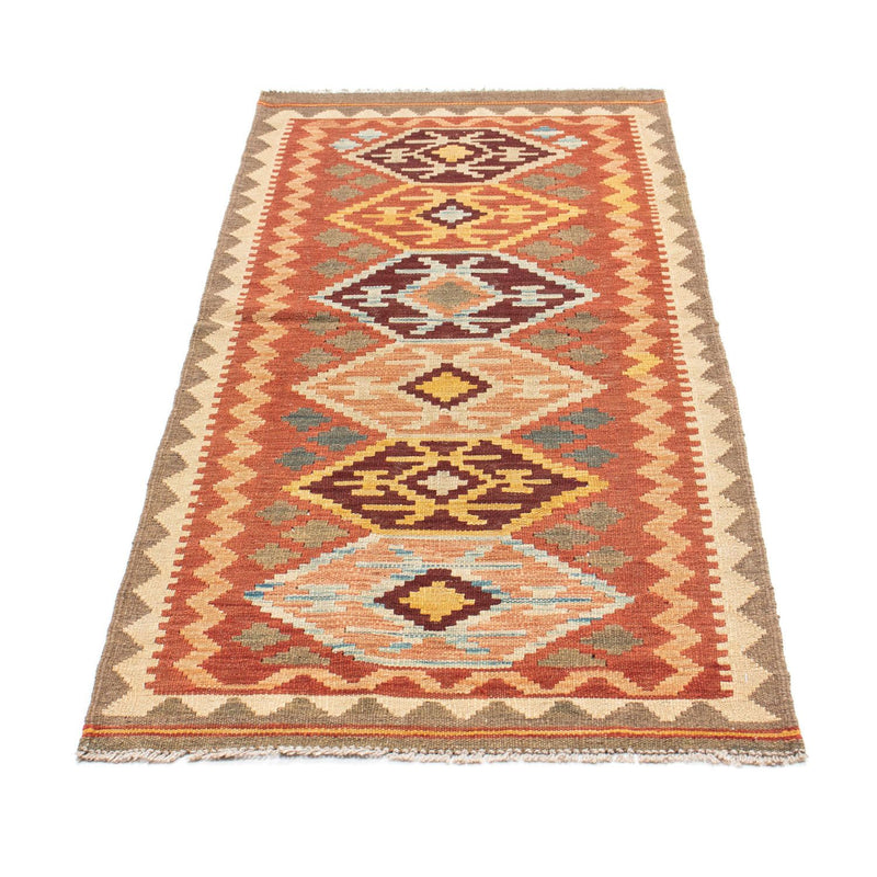 Tappeto corsia Tappeto Kelim - Orientale - 193 x 75 cm - marrone