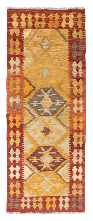 Tappeto corsia Tappeto Kelim - Orientale - 185 x 75 cm - oro