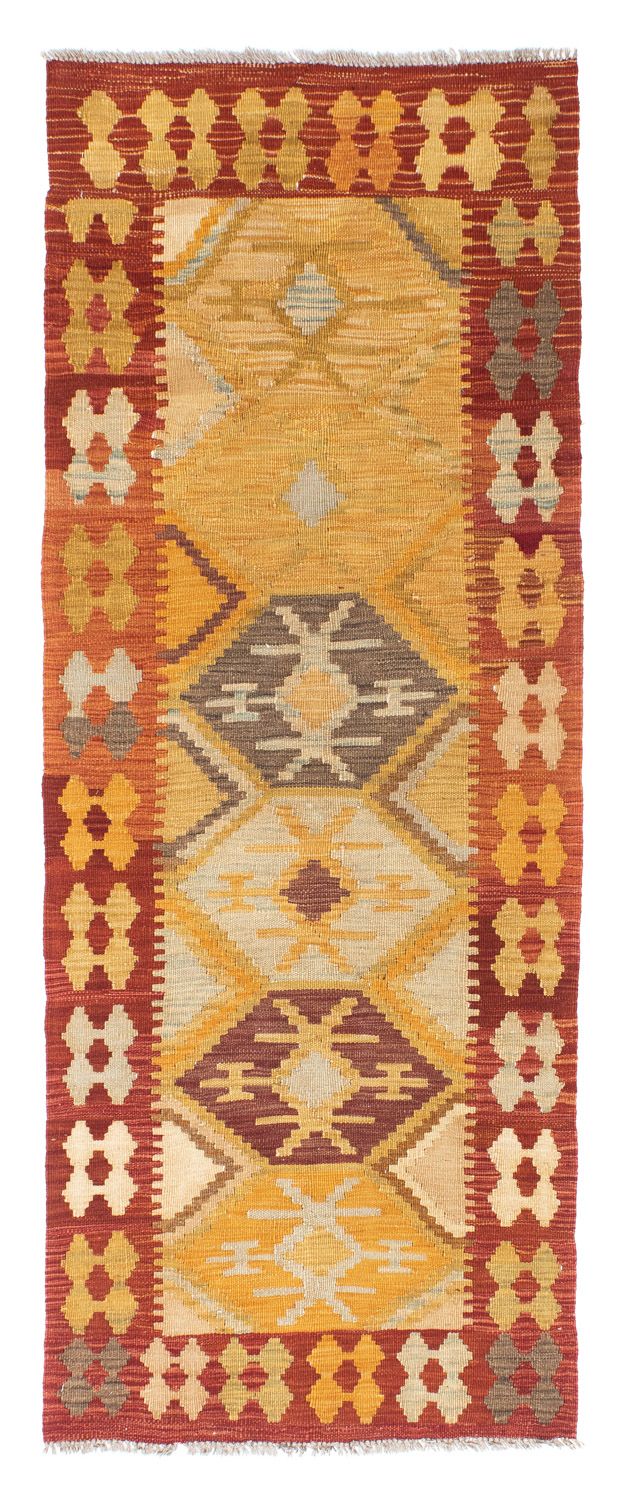 Tappeto corsia Tappeto Kelim - Orientale - 185 x 75 cm - oro