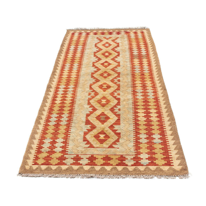Tappeto corsia Tappeto Kelim - Orientale - 200 x 85 cm - beige