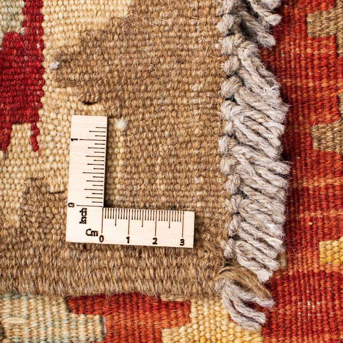 Tappeto corsia Tappeto Kelim - Orientale - 200 x 85 cm - beige