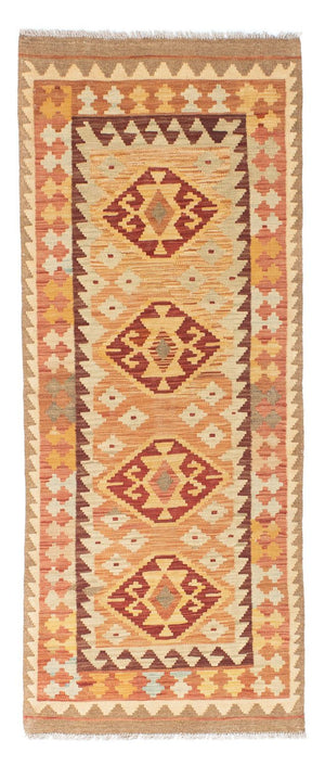 Tappeto corsia Tappeto Kelim - Orientale - 189 x 75 cm - marrone chiaro