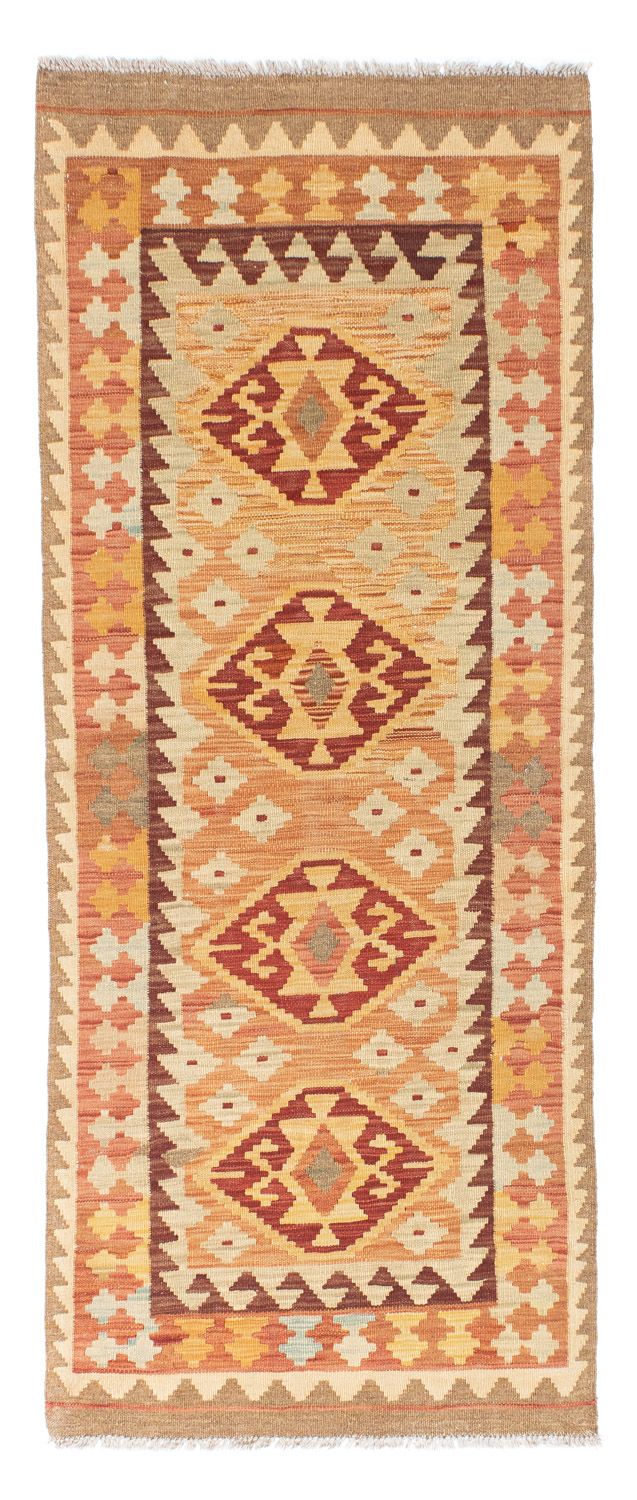 Tappeto corsia Tappeto Kelim - Orientale - 189 x 75 cm - marrone chiaro