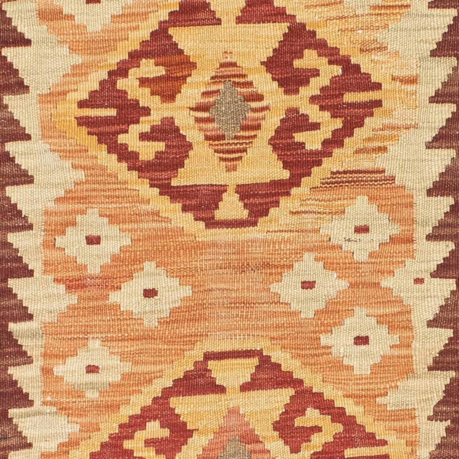 Tappeto corsia Tappeto Kelim - Orientale - 189 x 75 cm - marrone chiaro