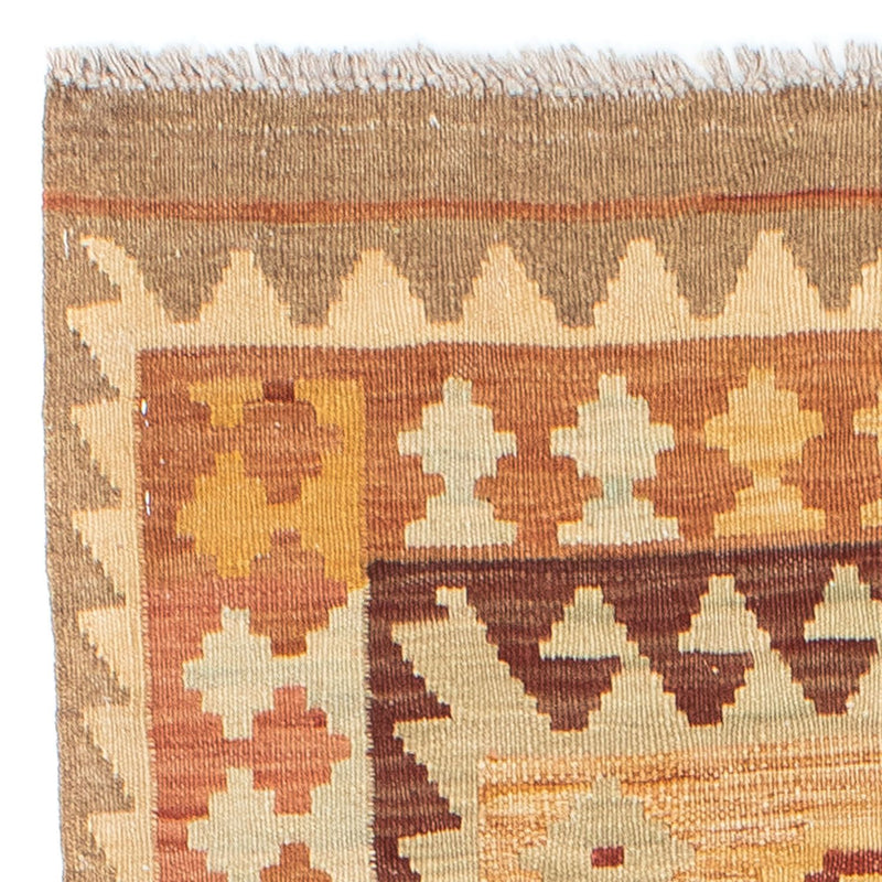 Tappeto corsia Tappeto Kelim - Orientale - 189 x 75 cm - marrone chiaro