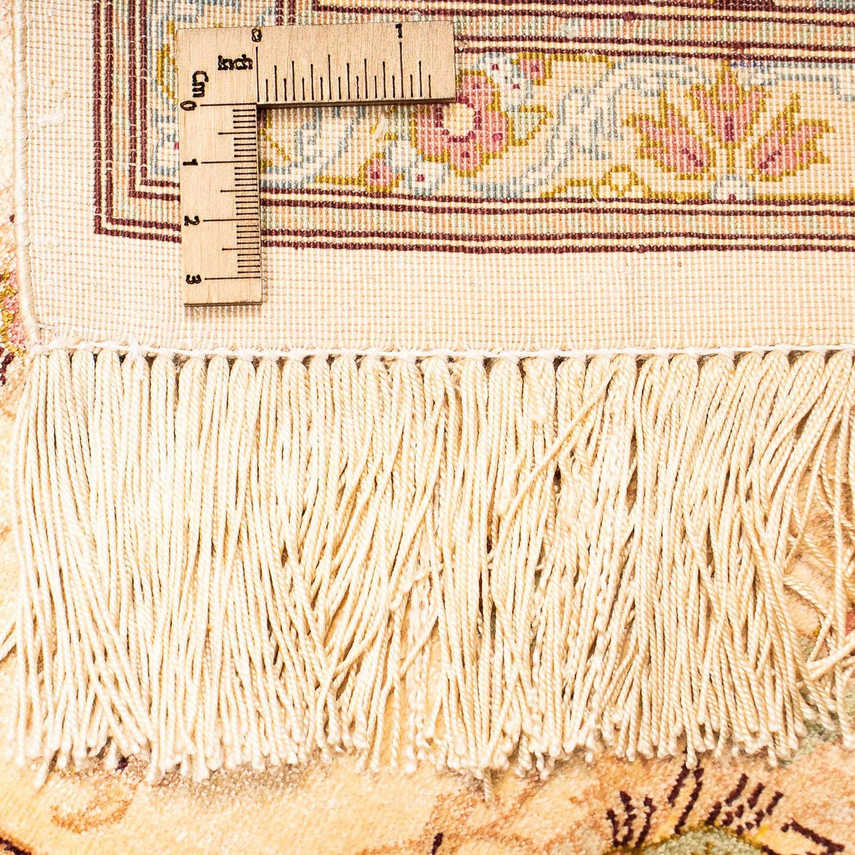 Tappeto di seta - Ghom seta - Premio - 197 x 131 cm - beige