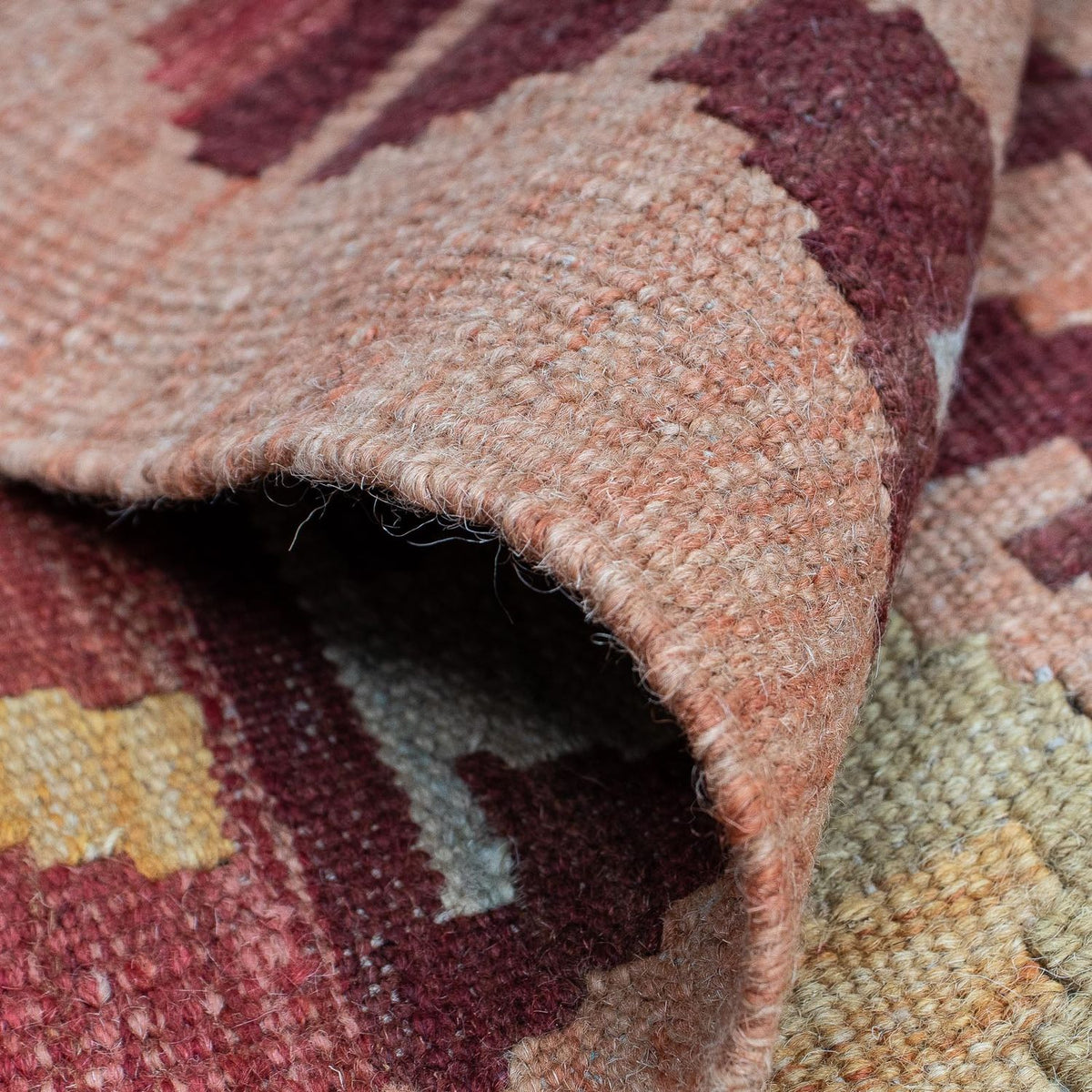 Tappeto Kelim - Orientale - 200 x 145 cm - ruggine