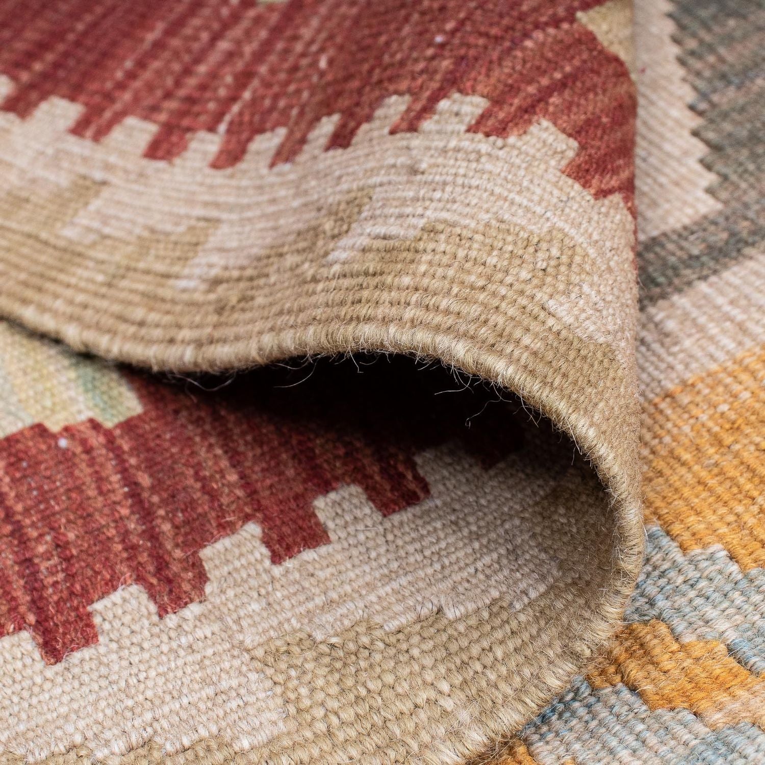 Tappeto Kelim - Orientale - 195 x 146 cm - multicolore