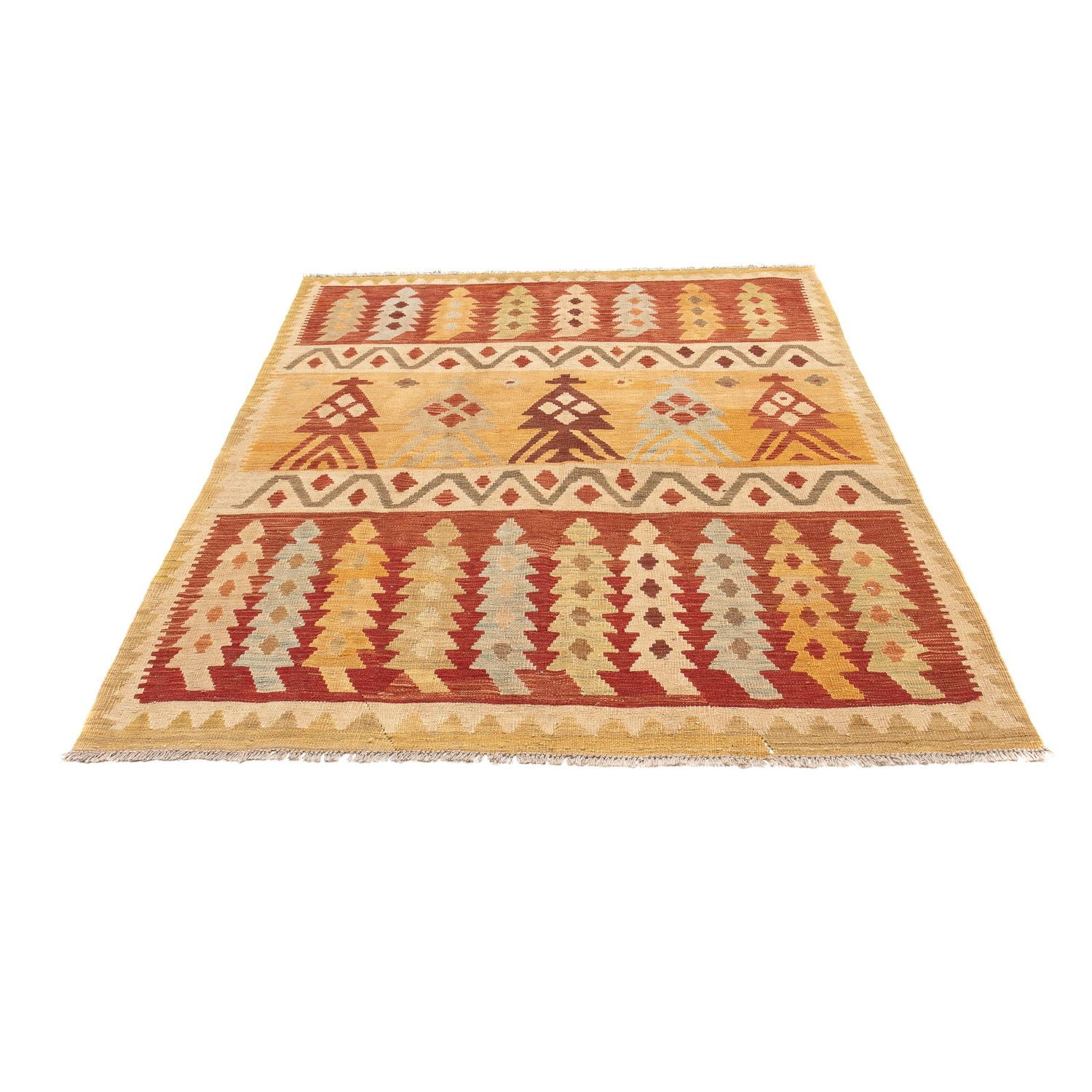 Tappeto Kelim - Orientale - 195 x 146 cm - multicolore