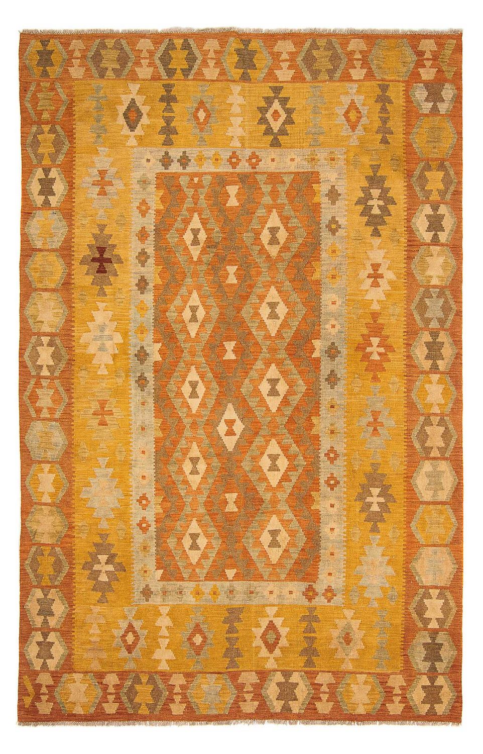 Tappeto Kelim - Splash - 294 x 200 cm - multicolore