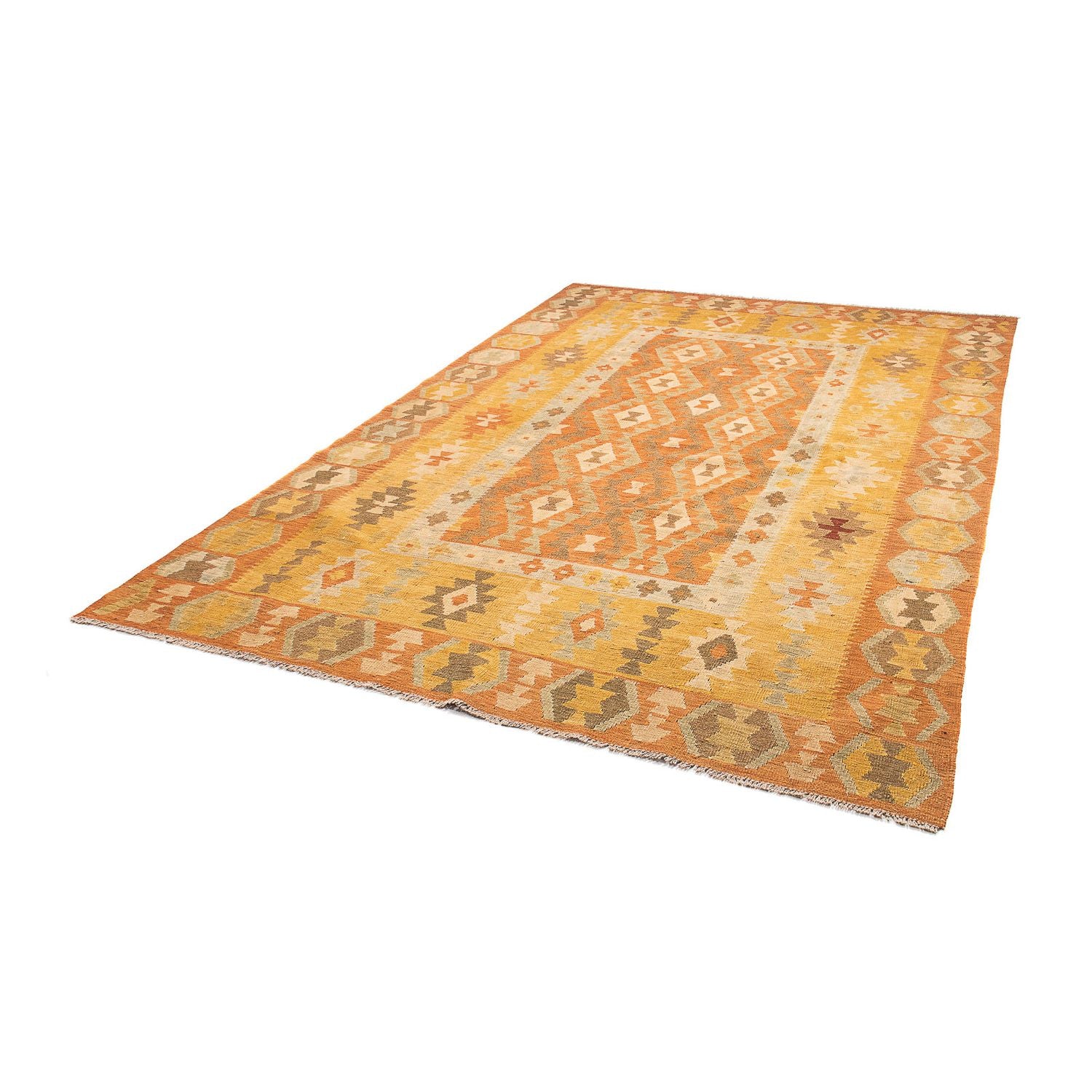 Tappeto Kelim - Splash - 294 x 200 cm - multicolore