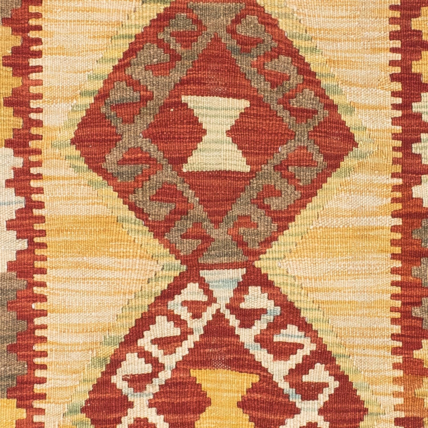 Tappeto corsia Tappeto Kelim - Orientale - 196 x 78 cm - beige