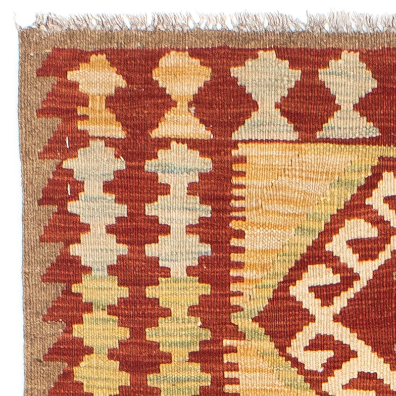 Tappeto corsia Tappeto Kelim - Orientale - 196 x 78 cm - beige