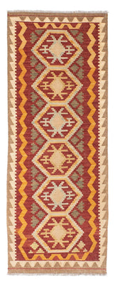 Tappeto corsia Tappeto Kelim - Orientale - 196 x 76 cm - marrone chiaro
